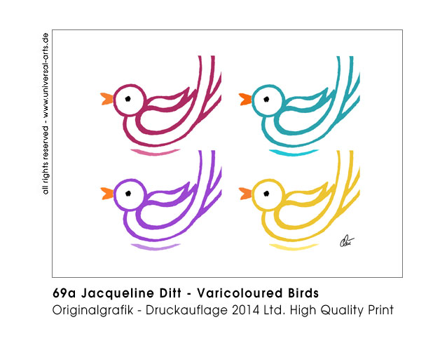 Jacqueline Ditt - Varicoloured Birds (Bunte Vgel)