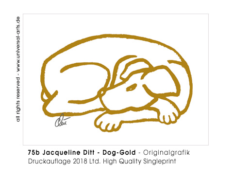 Jacqueline Ditt - Dog - Gold (Hund - Goldfarben)