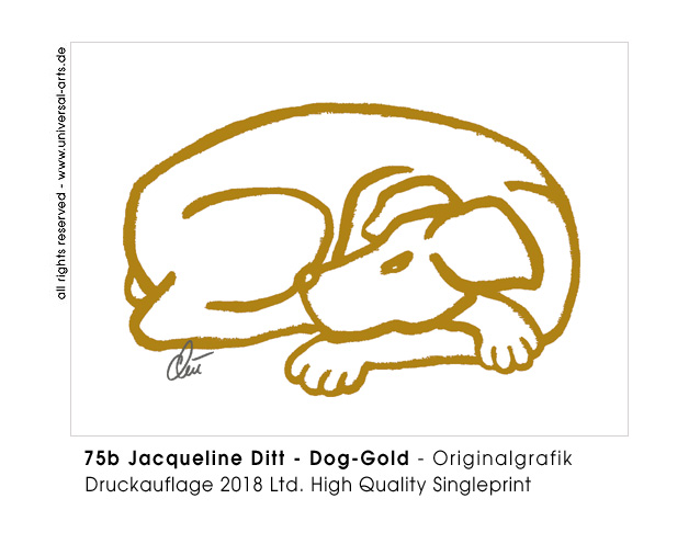 Jacqueline Ditt - Jacqueline Ditt - Dog - Gold (Hund - Goldfarben)