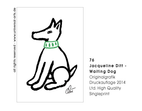 Jacqueline Ditt - Waiting Dog (Wartender Hund)