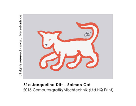 Jacqueline Ditt - Salmon Cat (Lachs Katze)