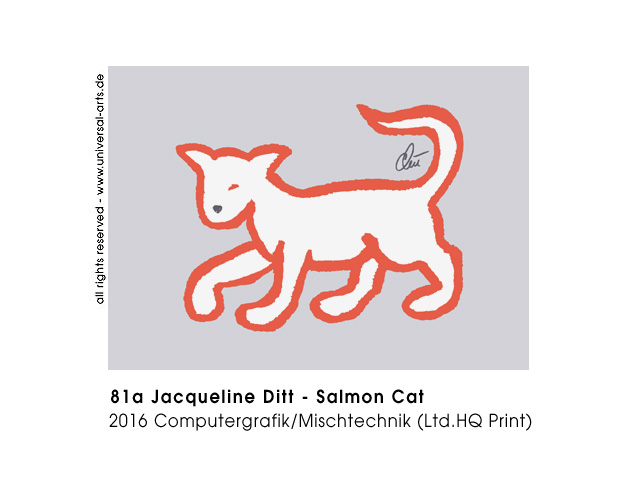 Jacqueline Ditt - Salmon Cat (Lachs Katze)