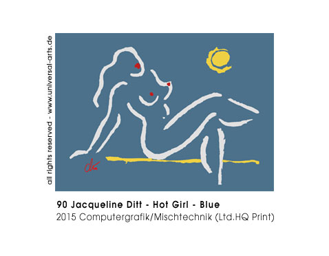 Jacqueline Ditt - Hot Girl Blue (Heisses Mädchen - Blau) 