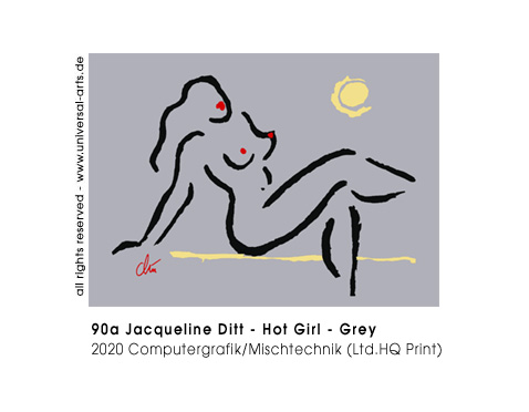 Jacqueline Ditt - Hot Girl Grey (Heisses Mädchen - Grau)