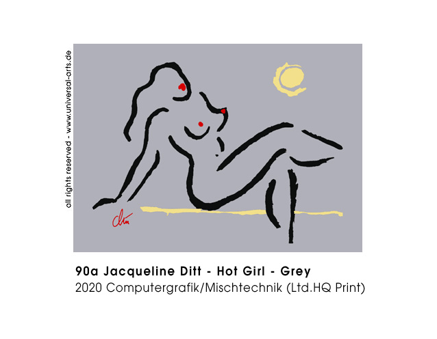 Jacqueline Ditt - Hot Girl Grey (Heisses Mädchen - Grau)