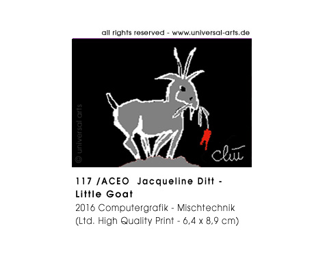 Jacqueline Ditt - Little Goat (Kleine Ziege)
