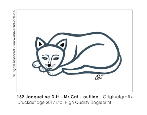 Jacqueline Ditt - Mr.Cat - outline (Herr Kater - outline)