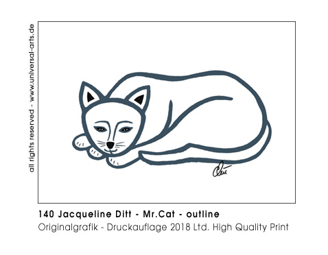 Jacqueline Ditt - Mr.Cat - outline (Herr Kater - outline)