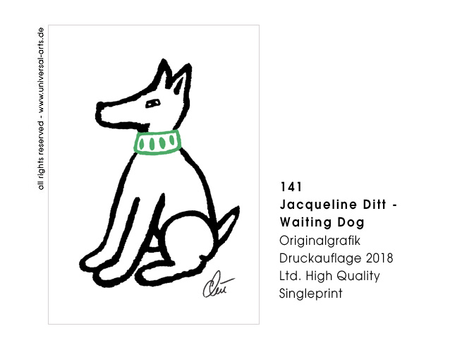 Jacqueline Ditt - Waiting Dog (Wartender Hund)