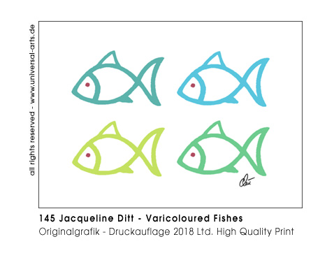 Jacqueline Ditt - Varicoloured Fishes (Bunte Fische)