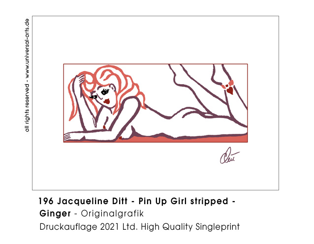 Jacqueline Ditt - Pin Up Girl stripped - Ginger 