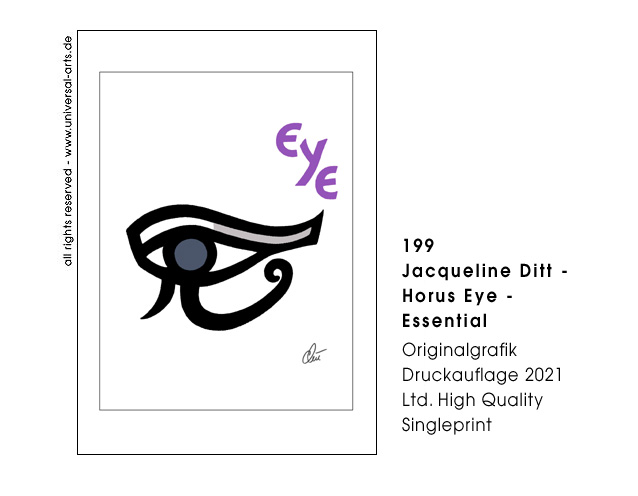 Jacqueline Ditt - Horus Eye - Essential (Horus Auge - Essenziell)