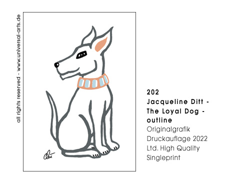 Jacqueline Ditt - The Loyal Dog - outline (Der Teue Hund - outline)