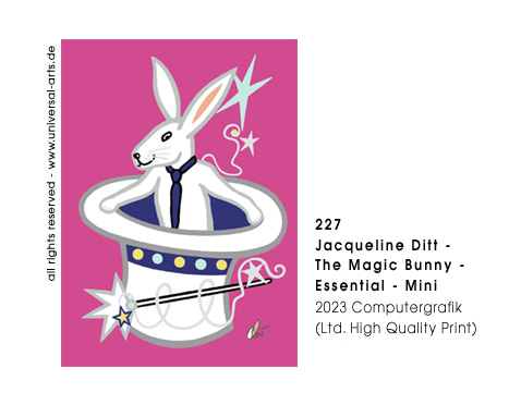 Jacqueline Ditt - The Magic Bunny - Essential - Pink (Der Magische Hase - Essenziell - Pink)