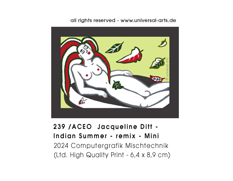 Jacqueline Ditt - Indian Summer - remix - Mini  (Nachsommer - remix - Mini)