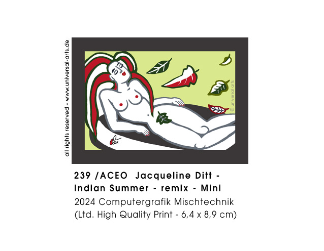 Jacqueline Ditt - Indian Summer - remix - Mini  (Nachsommer - remix - Mini)