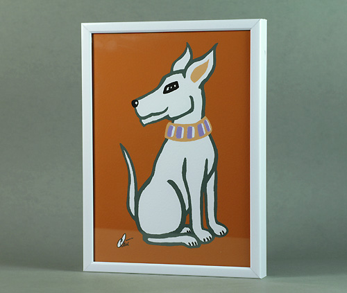 Jacqueline Ditt -  The Loyal Dog outline - Copper (Der Treue Hund outline - Kupfer)